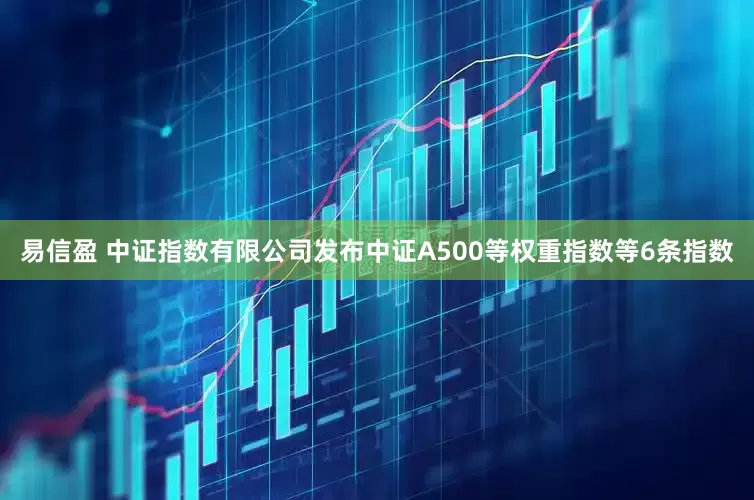 易信盈 中证指数有限公司发布中证A500等权重指数等6条指数