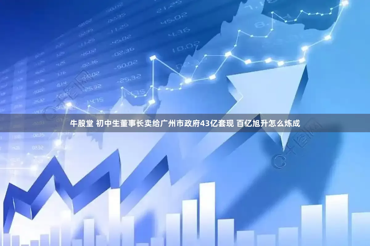 牛股堂 初中生董事长卖给广州市政府43亿套现 百亿旭升怎么炼成
